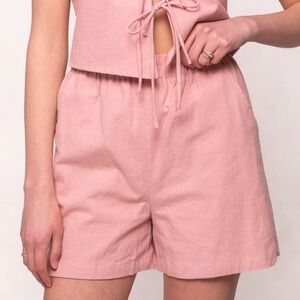 Ivy City Co Skye Shorts in Pink